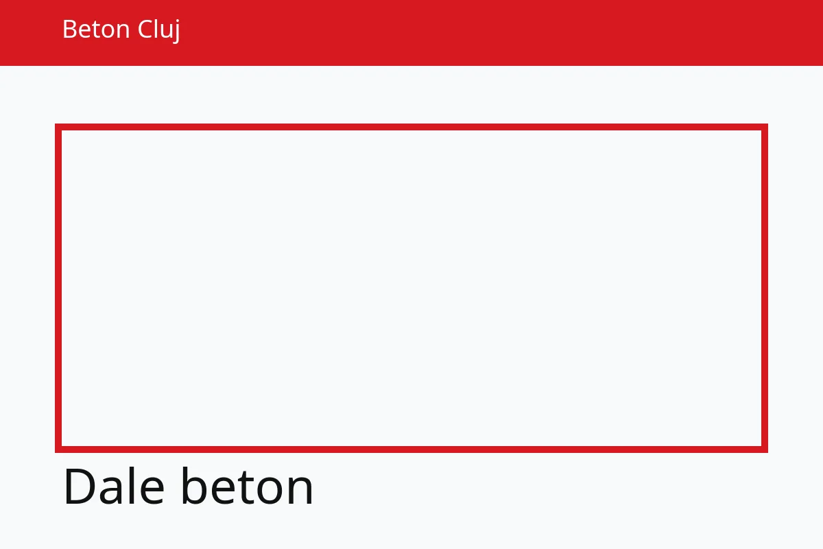 Dală din beton armat